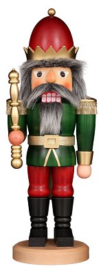 King - Red/Green<br>Ulbricht Classic Nutcracker